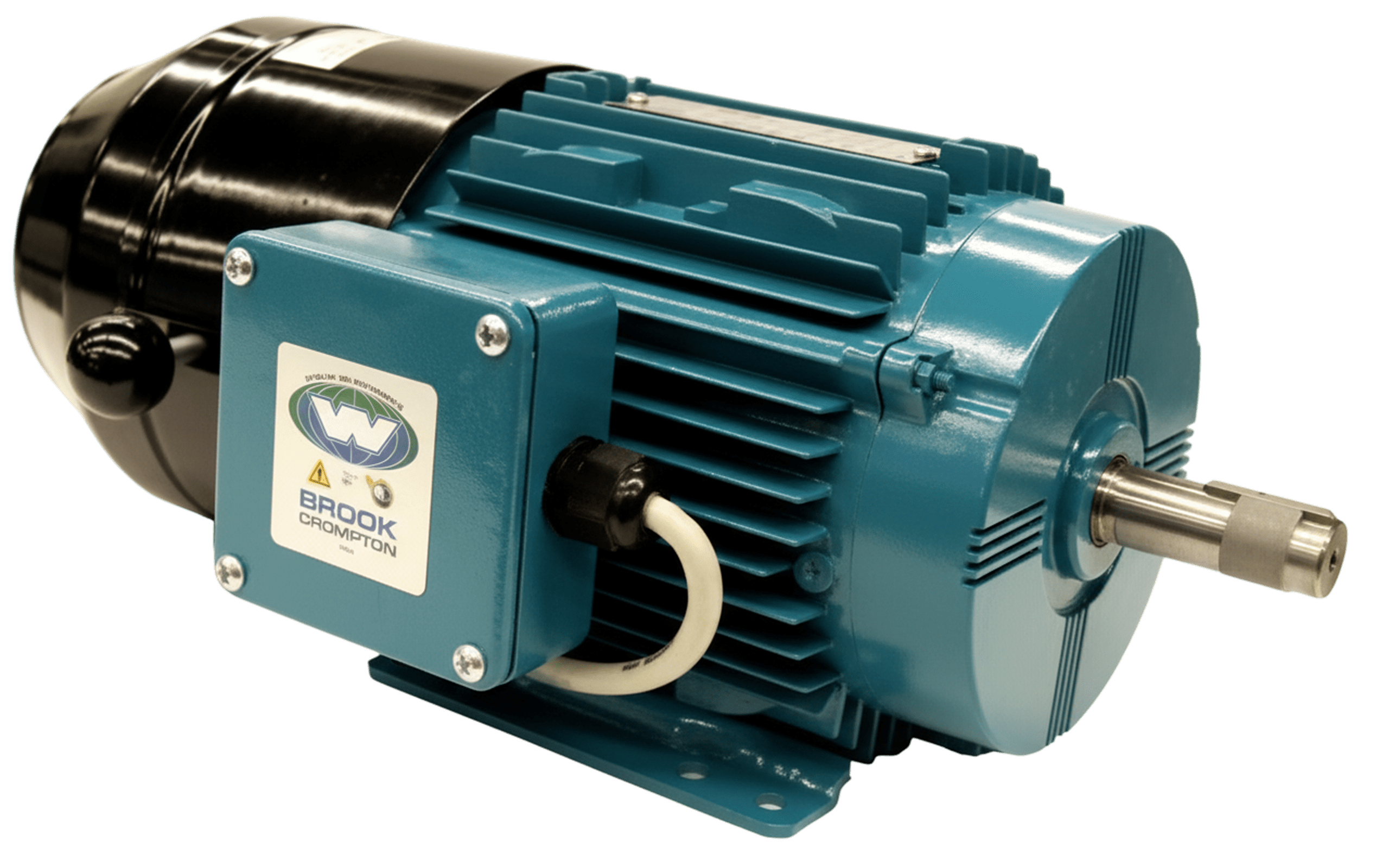 Brook Crompton three-phase brake motor with integral DC brake unit