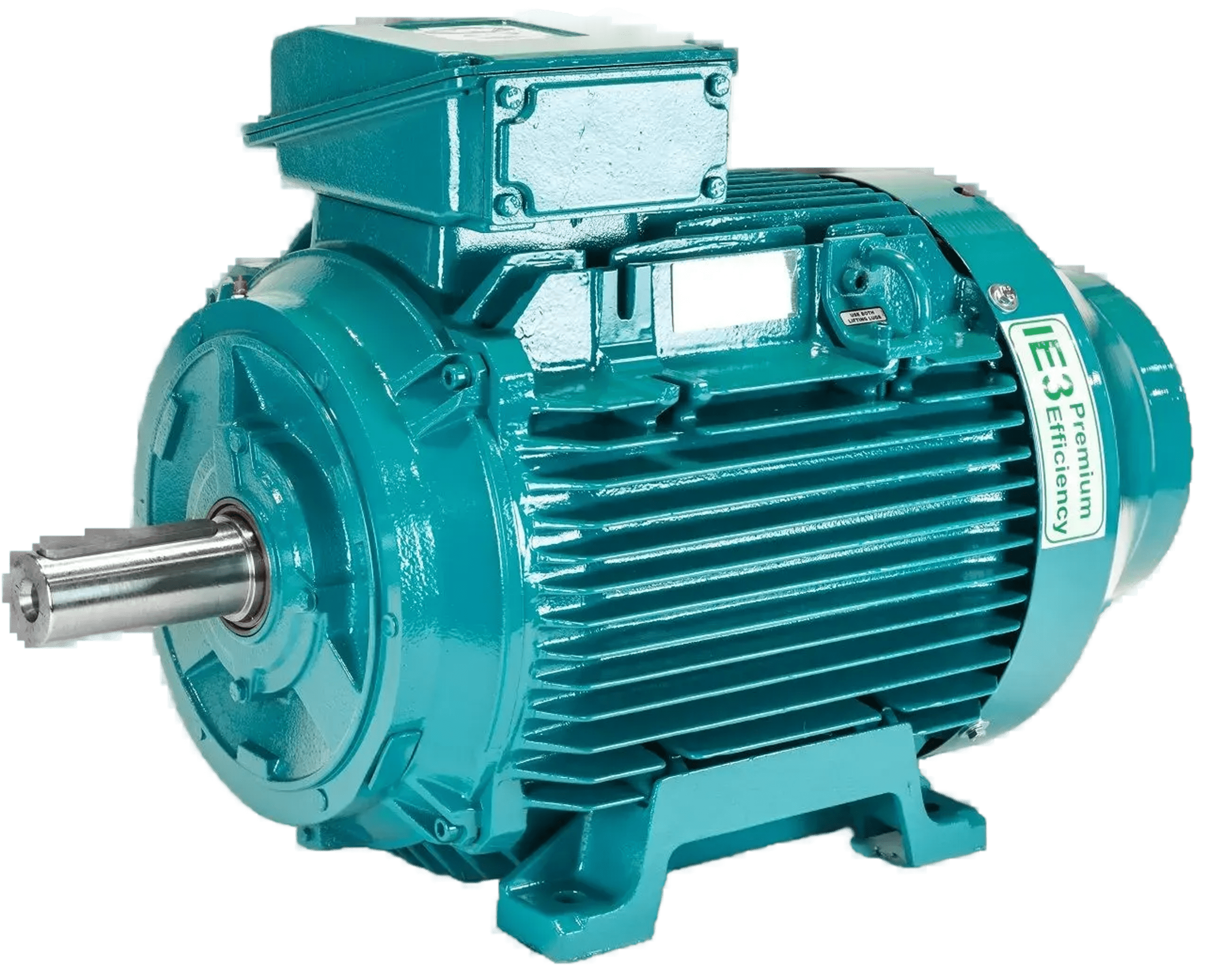 Brook Crompton W cast iron IE3 electric motor, heavy-duty foot mount