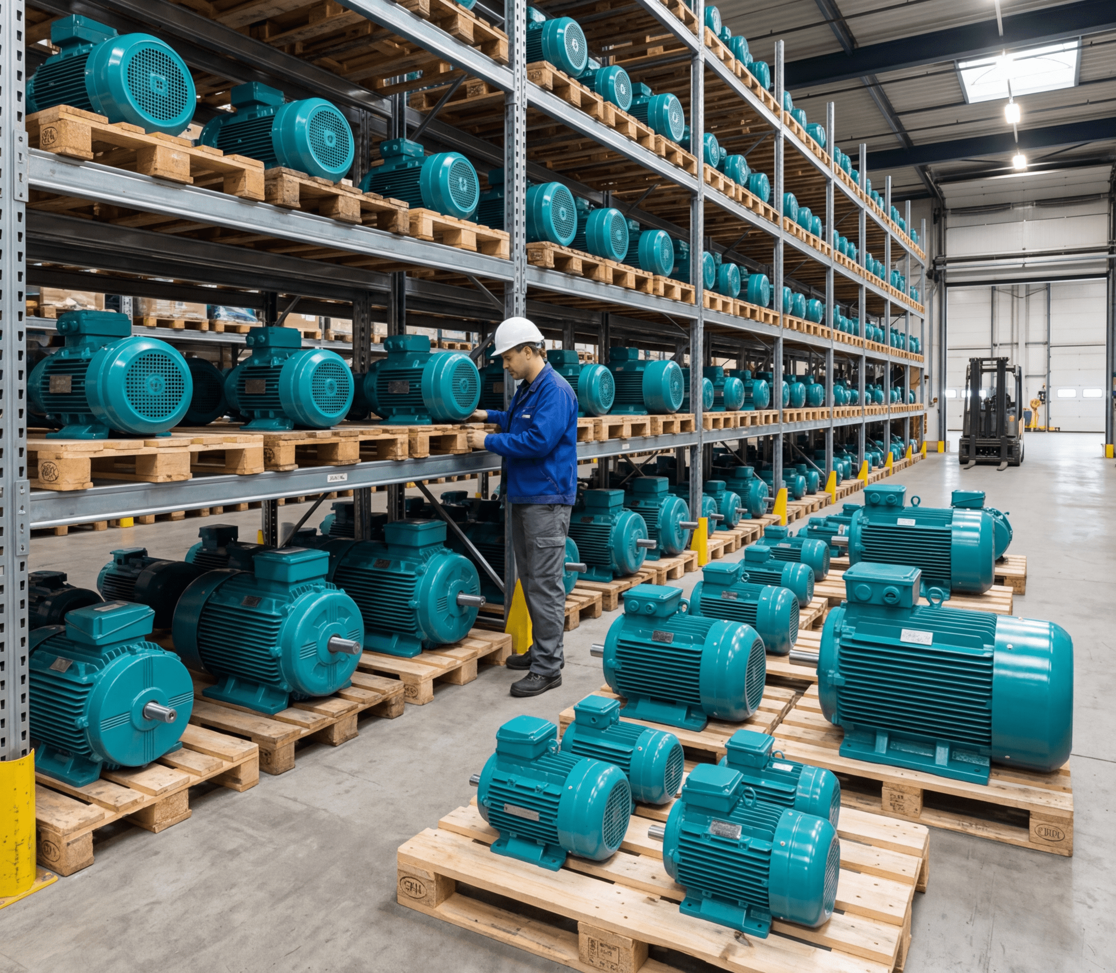 Industrial motor control panel connection