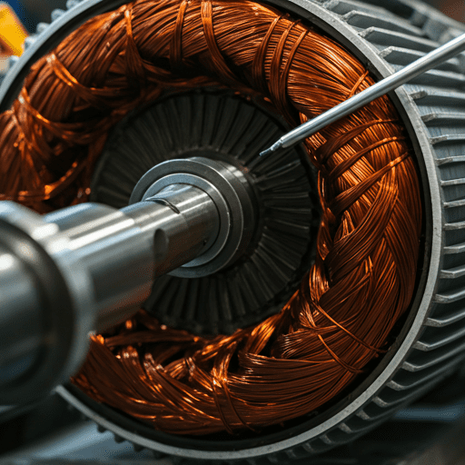 Industrial motor ready for urgent dispatch